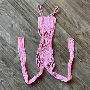 Pink One Piece Bodycon Lingerie NWOT Bubblegum The Brand